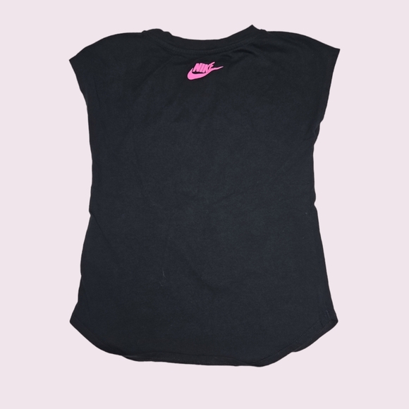 Nike Girls Sleeveless T-shirt Pink Gold Size 6 M - Picture 3 of 5